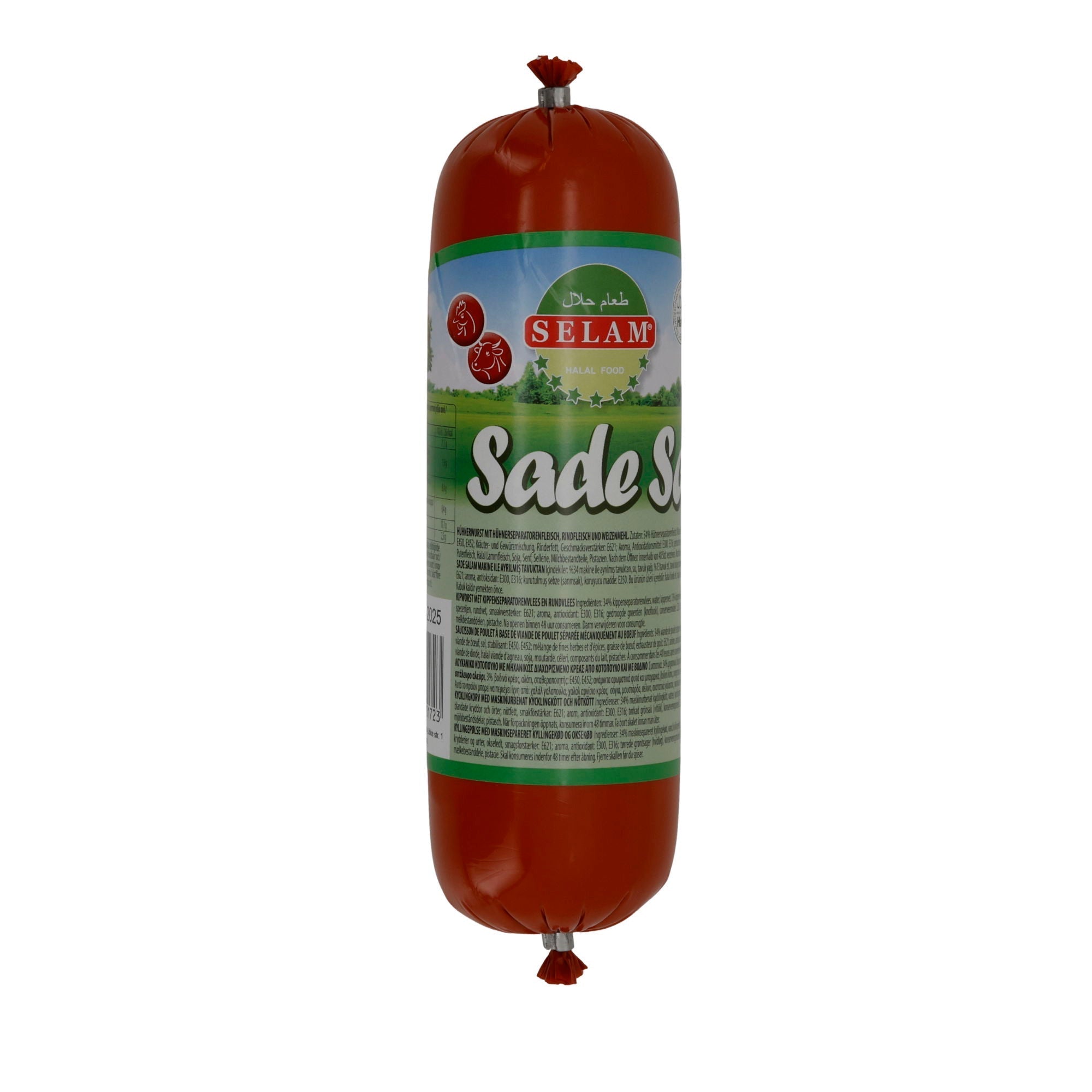 Wurst Selam | Sade Salam | Mild, Halal, vielseitig | 450 g SELAM